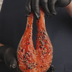 Steak de somon cu sos teriyaki