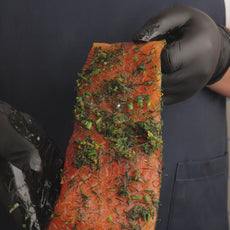 Somon slab sărat cu mărar