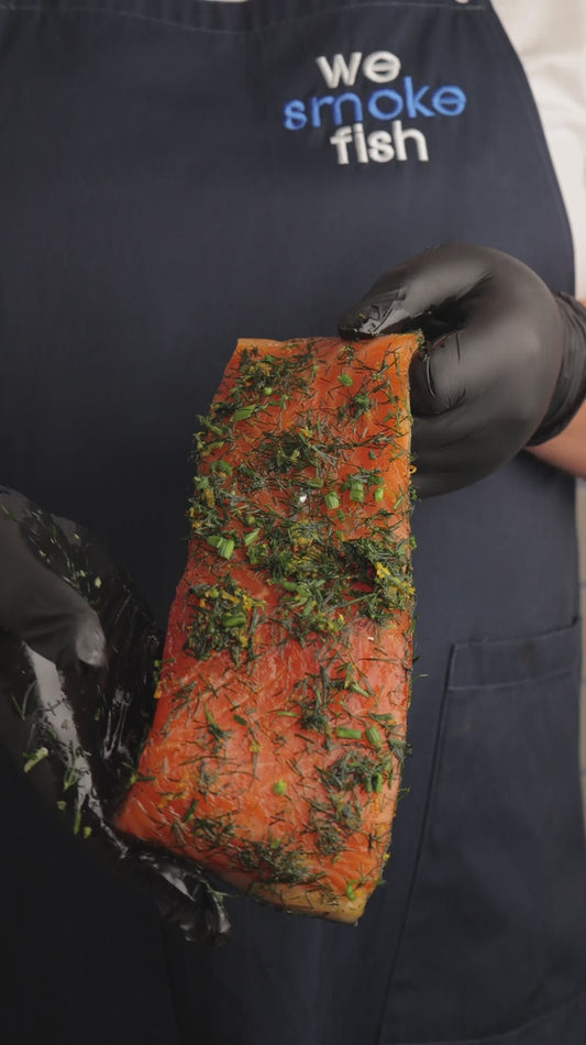 Somon slab sărat cu mărar